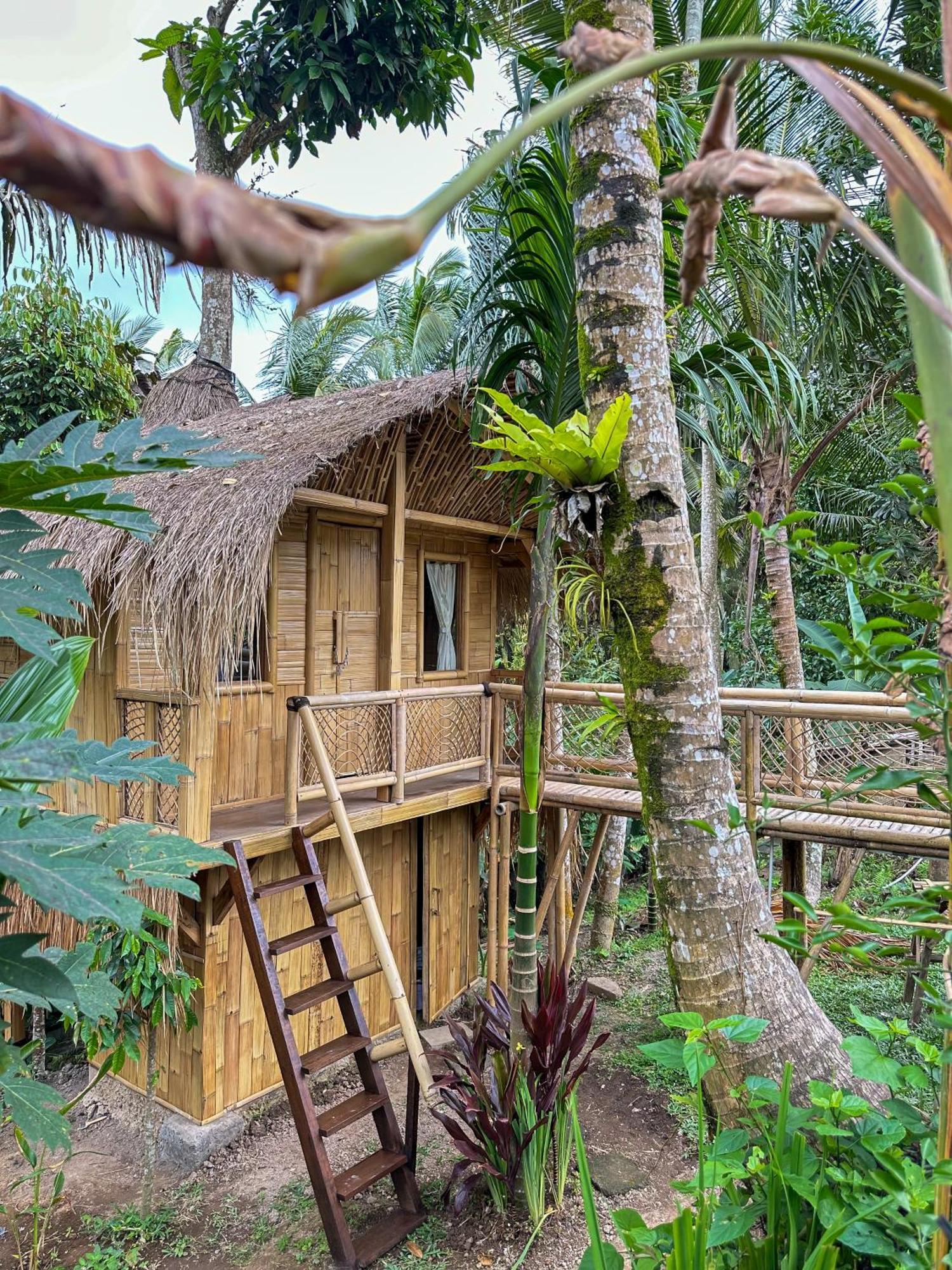 Kawig Bamboo House - Ricefield View, Eco Bamboo Home Tampaksiring Bagian luar foto