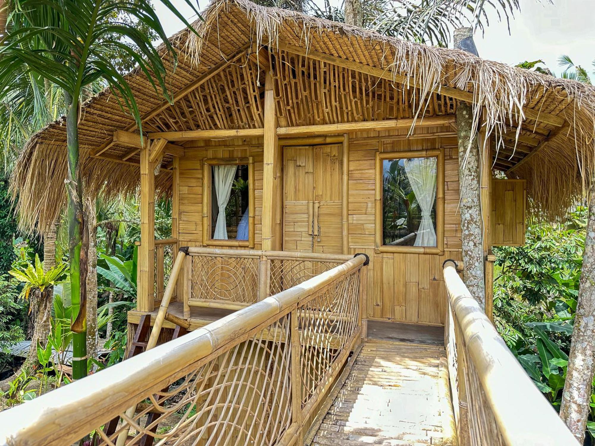Kawig Bamboo House - Ricefield View, Eco Bamboo Home Tampaksiring Bagian luar foto