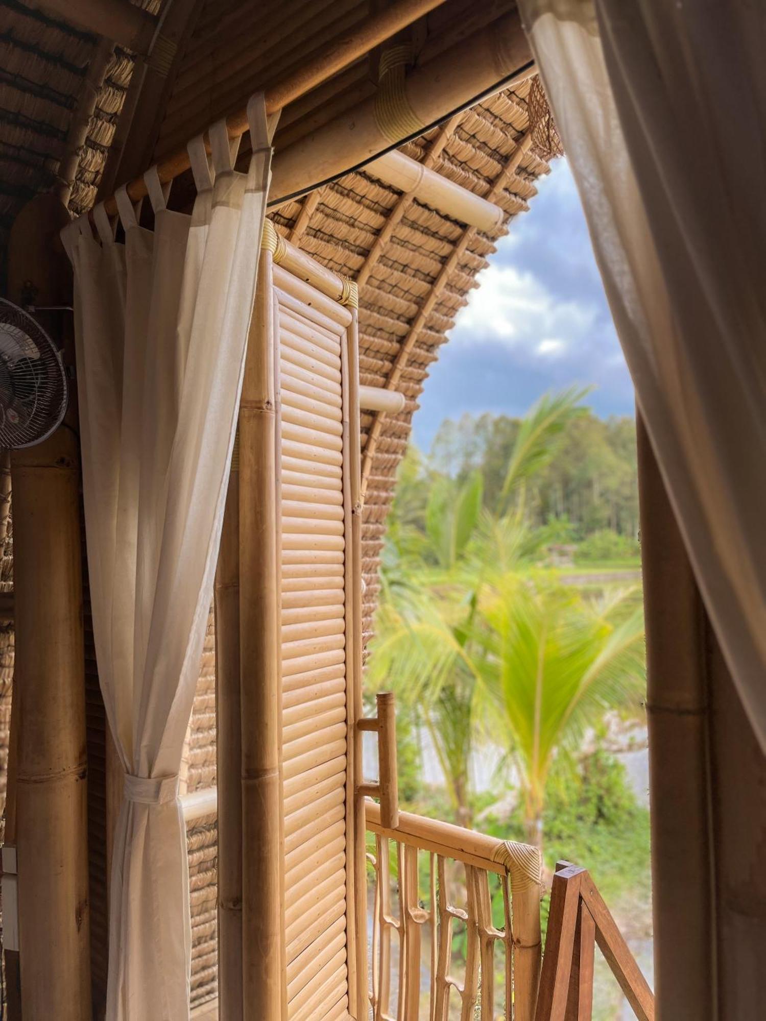 Kawig Bamboo House - Ricefield View, Eco Bamboo Home Tampaksiring Bagian luar foto