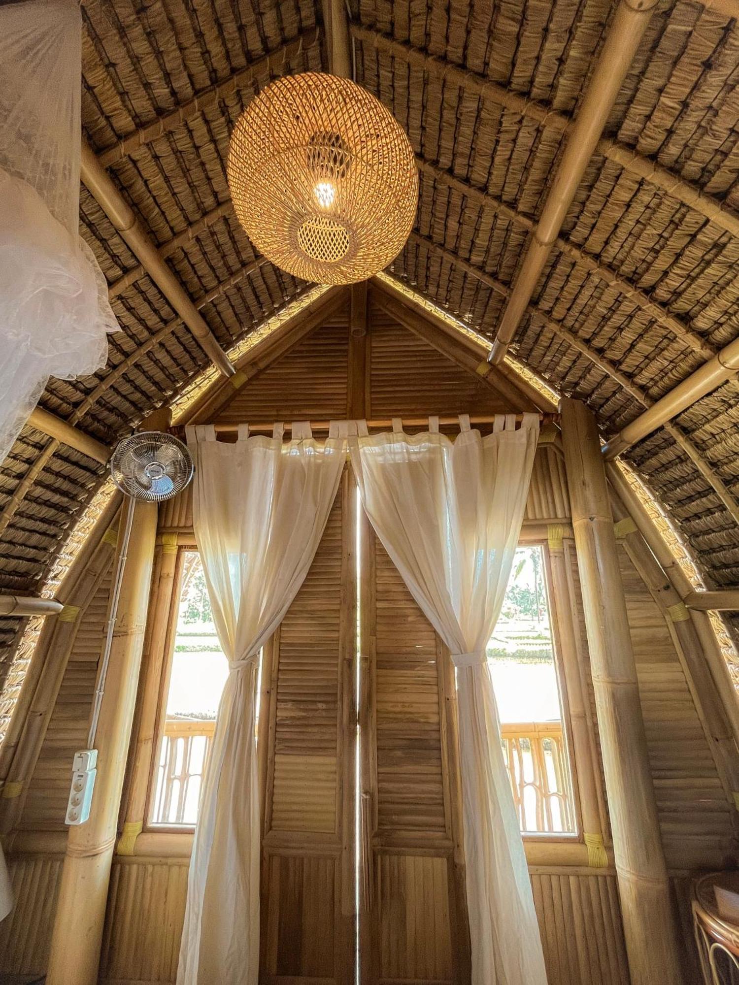 Kawig Bamboo House - Ricefield View, Eco Bamboo Home Tampaksiring Bagian luar foto