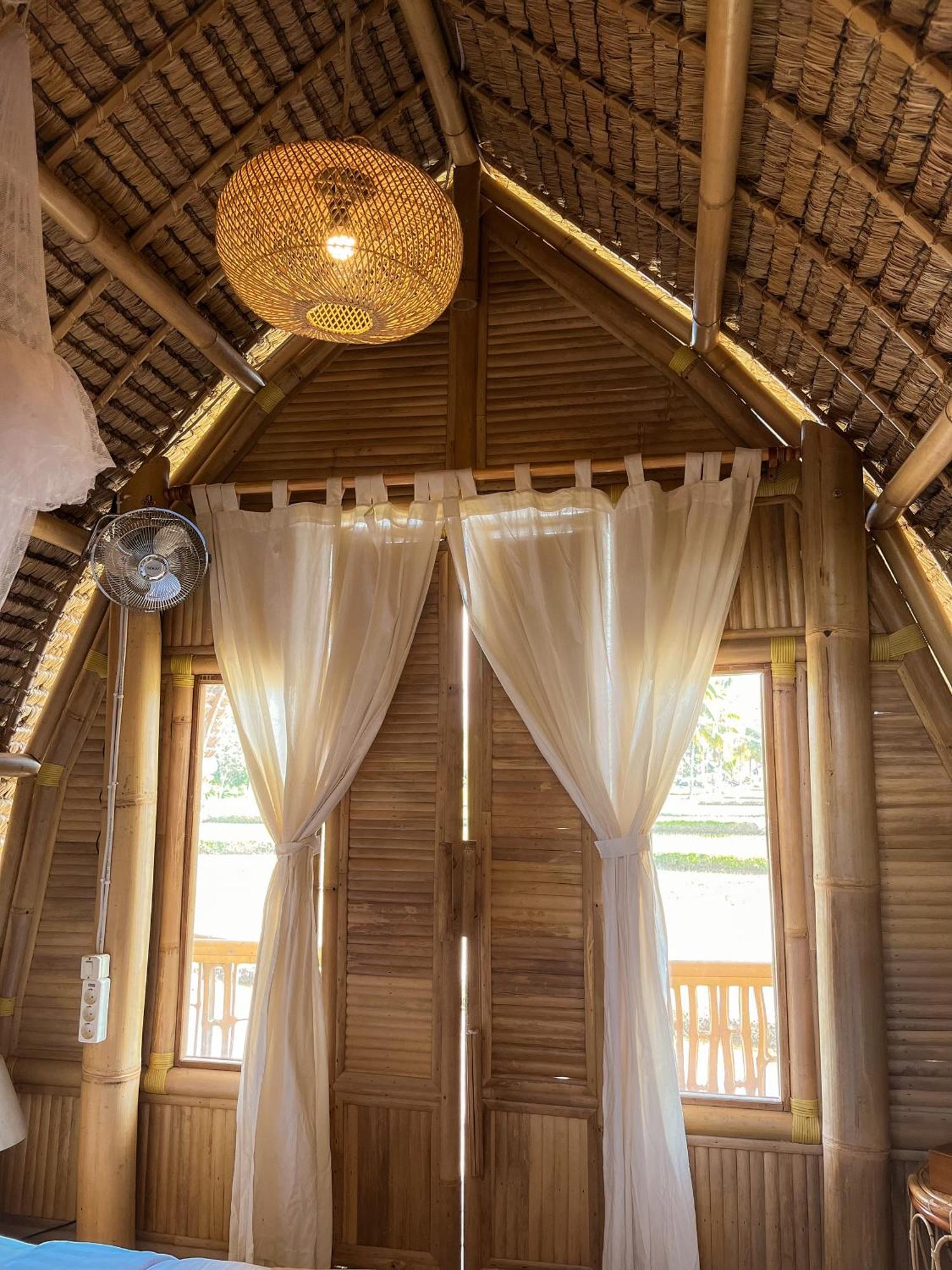 Kawig Bamboo House - Ricefield View, Eco Bamboo Home Tampaksiring Bagian luar foto