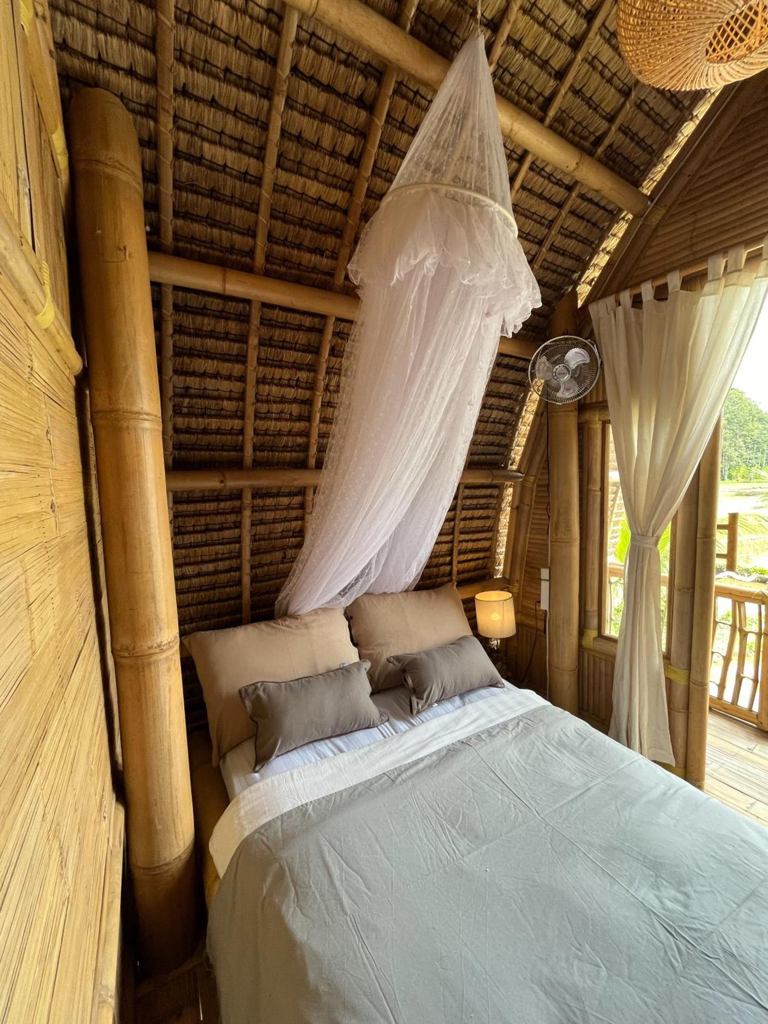 Kawig Bamboo House - Ricefield View, Eco Bamboo Home Tampaksiring Bagian luar foto