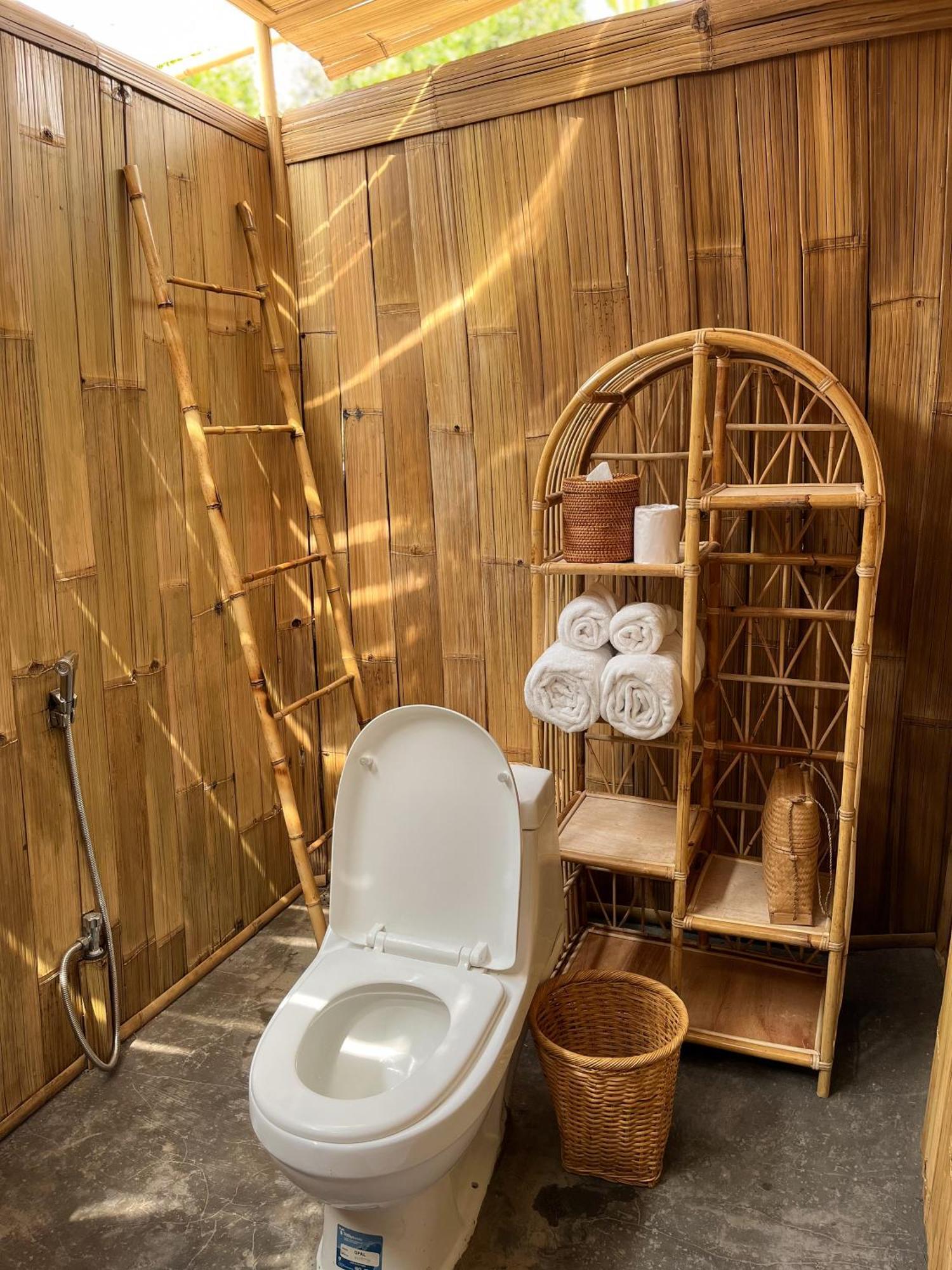 Kawig Bamboo House - Ricefield View, Eco Bamboo Home Tampaksiring Bagian luar foto
