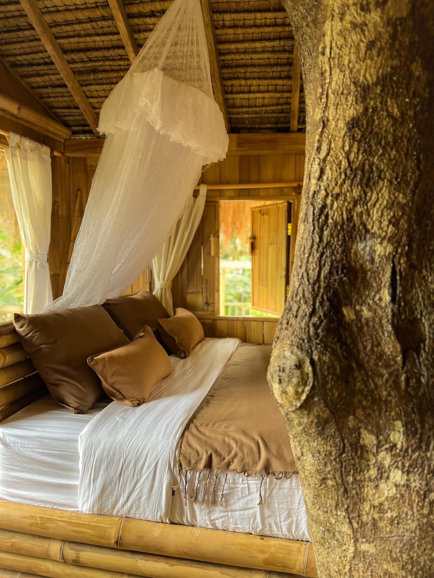 Kawig Bamboo House - Ricefield View, Eco Bamboo Home Tampaksiring Bagian luar foto
