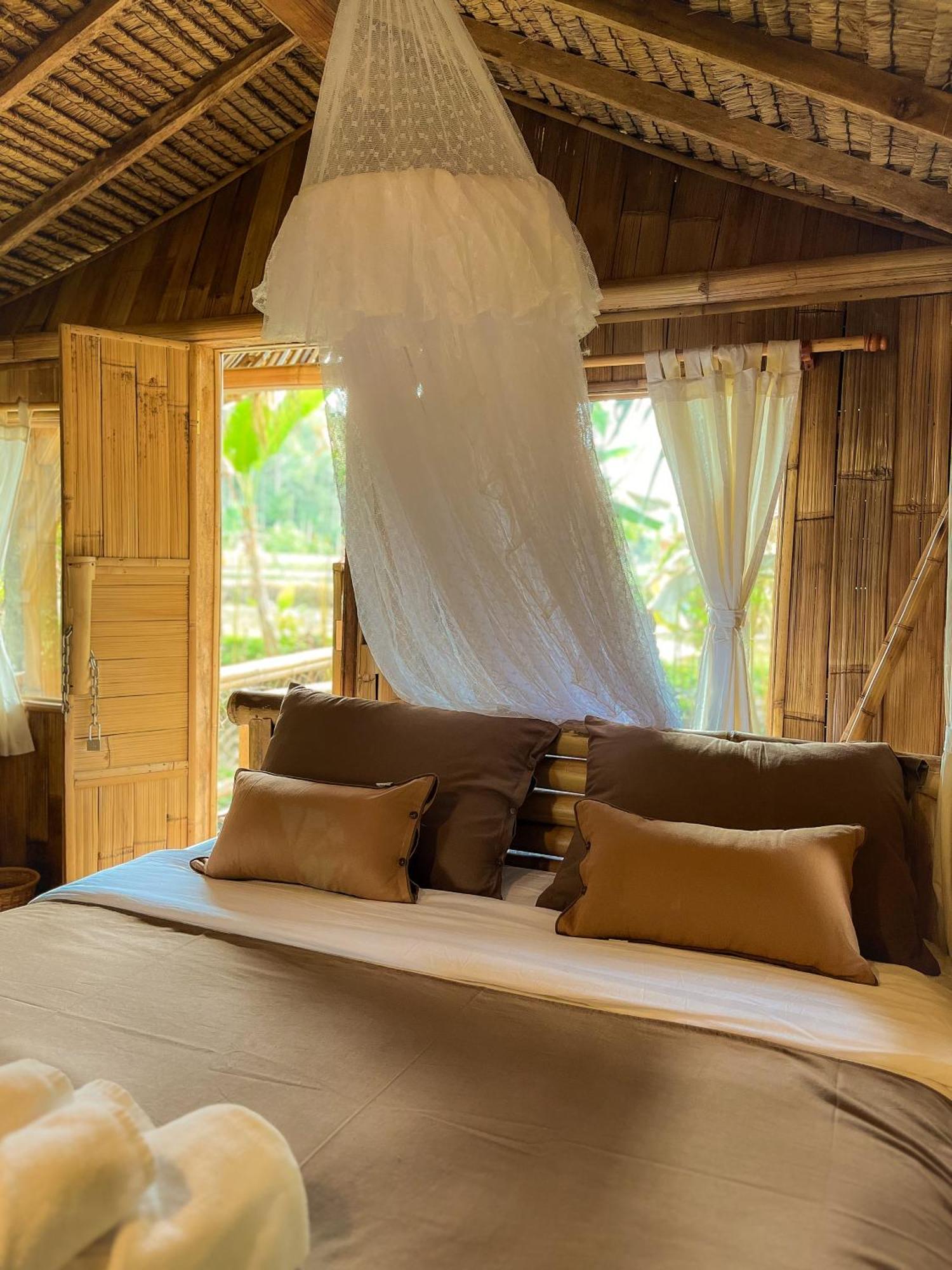 Kawig Bamboo House - Ricefield View, Eco Bamboo Home Tampaksiring Bagian luar foto